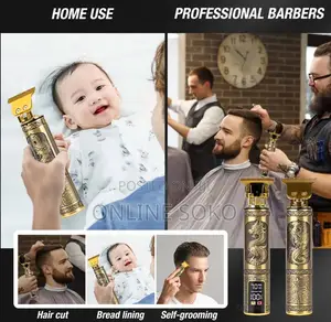 Vintage T9 Professional LCD Hair Shaving Clipper Trimmer