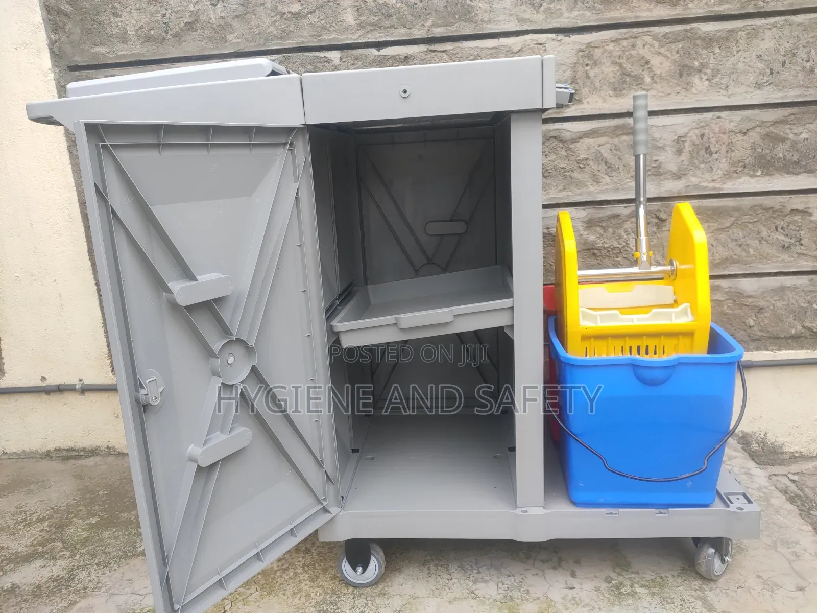 Janitor Cart With Cabinet