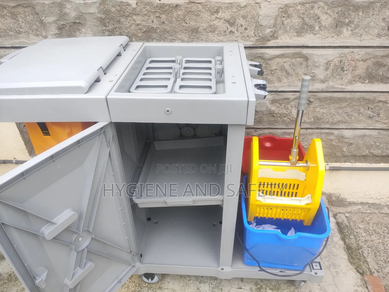 Janitor Cart With Cabinet