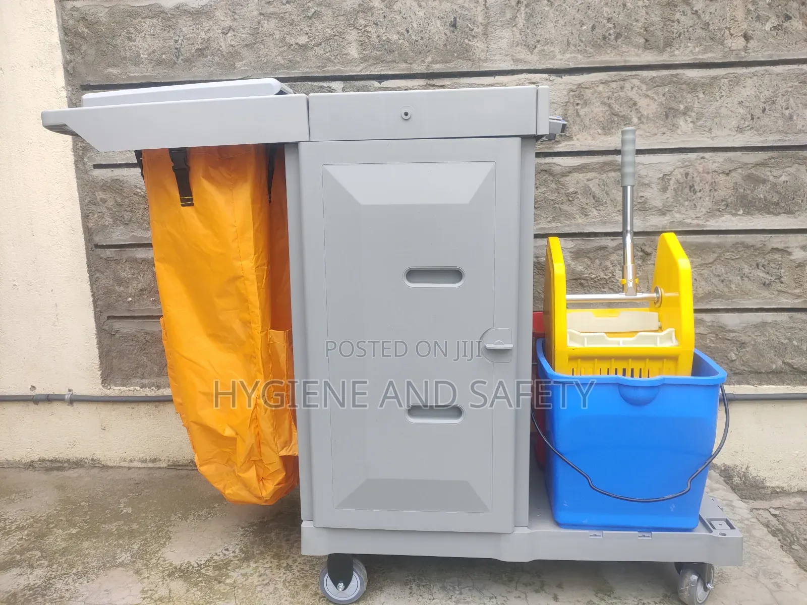 Janitor Cart With Cabinet