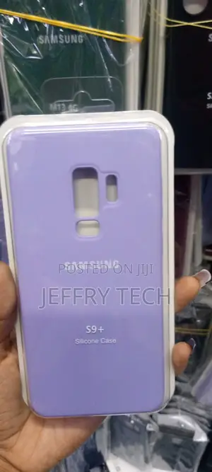 Purple Camera Original Silicone Case for Samsung S9 Plus
