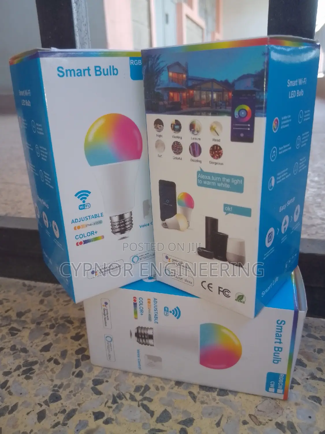 Smay Bulb With Temperature and Color Control.
