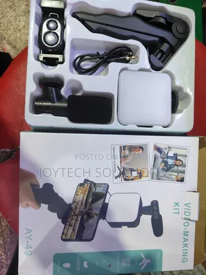 Phone Tripod Stand With Full Kit.