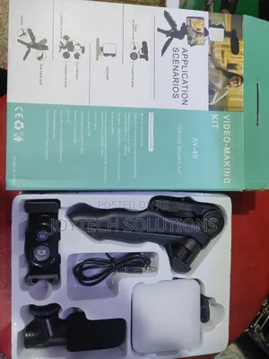 Phone Tripod Stand With Full Kit.