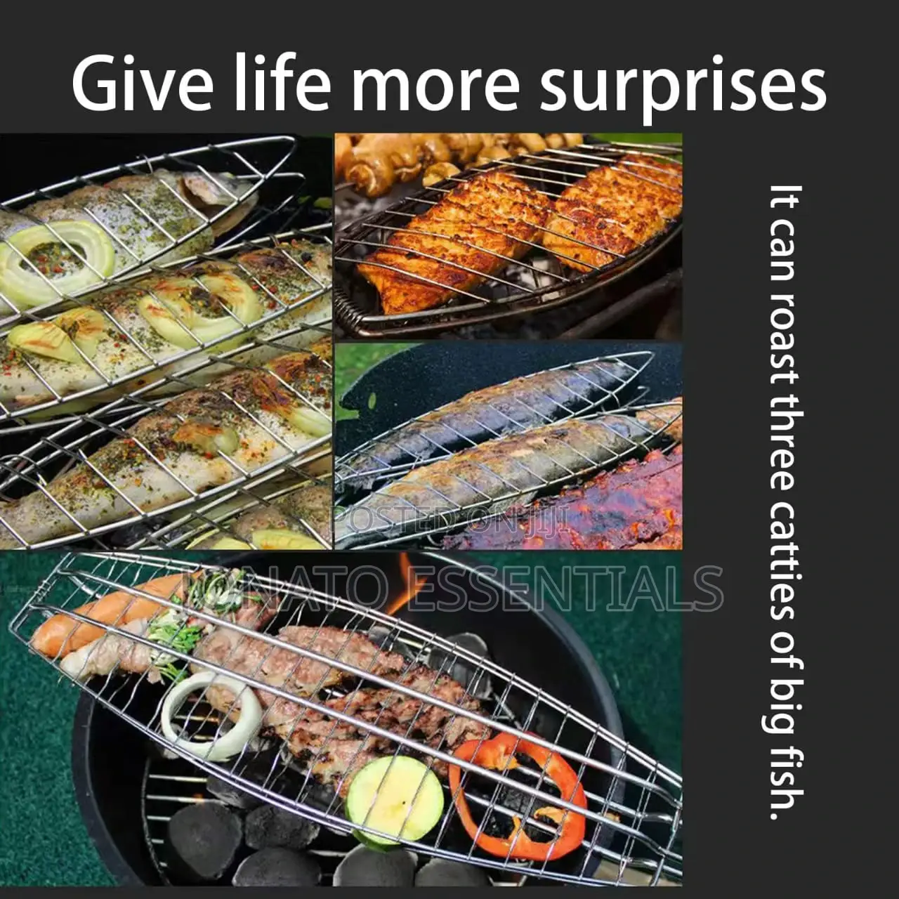 Fish Grill Basket, Fish Choma Grill