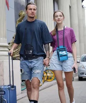 Unisex Travel Hanging Pouch for Credit Cards Passport