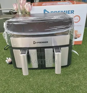 Premier PM-515AF Digital Double Basket Air Fryer - 8 L