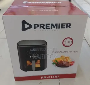 Premier Single Basket Digital Air Fryer 6.5 Litres PM-514AF
