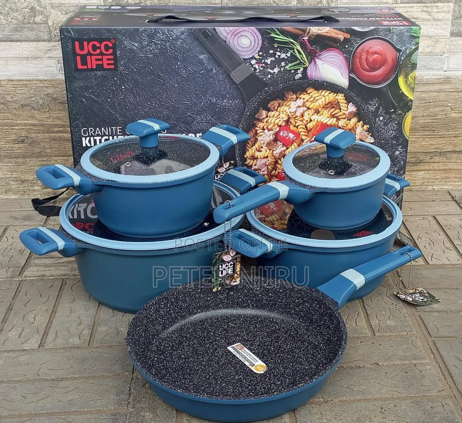 9 PCS Ucc Cookware Set