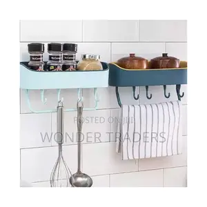 Bathroom/Kitchen Organizer With Hooks