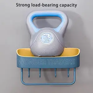 Bathroom Organizer With Hooks