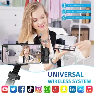 -3in1 Lavalier Universal Wireless Microphone Clip-on 3in1