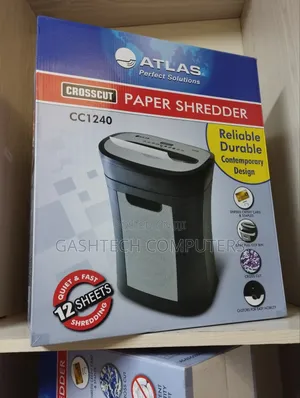 Atlas Shredder Cc1240 12sheets Cross Cut ! Cc1240 Shredder,