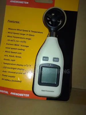 Professional Wind Sensor: Handheld Anemometer