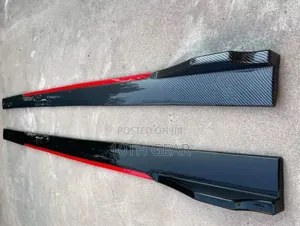 Side Skirt Red Black