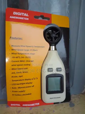 Wind Speed Monitor Portable Anemometer Device