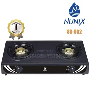 Nunix 2 Burner Gas Table Top Cooker Stainless Steel SC-002