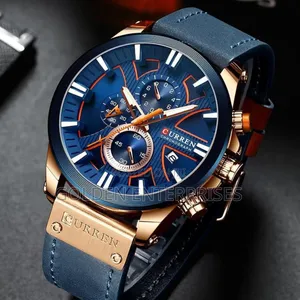 CURREN Chronograph Gents Watch Leather