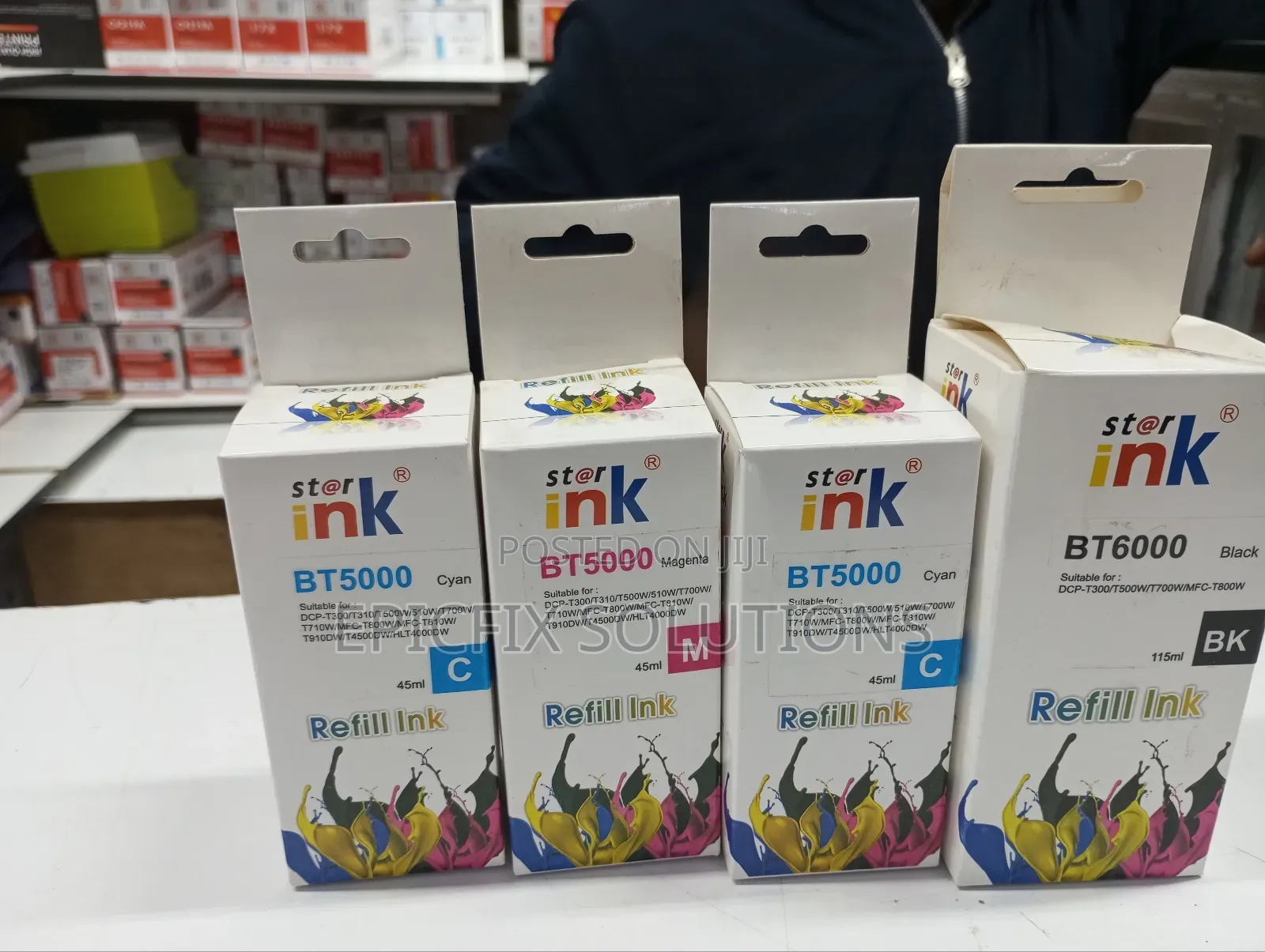 Brother Inks, Canon Inks, Epson Inks Available