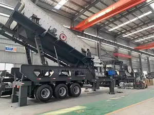 Customized Mobile Cone Crusher Machine for Rock Plant