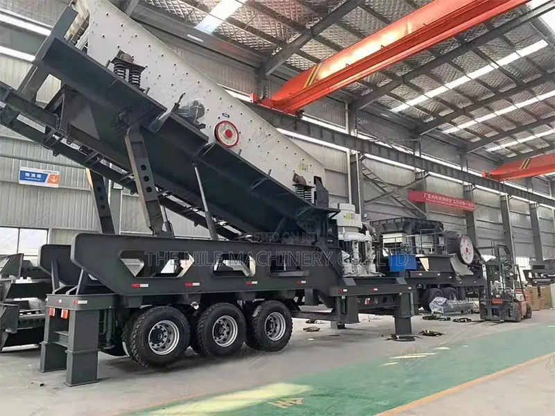 Customized Mobile Cone Crusher Machine for Rock Plant
