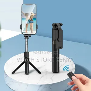 Selfie Stick Tripod Stand P66 Stand 1M Tall With BT Remote