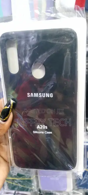 Silicone Case for Samsung Galaxy A20s Black