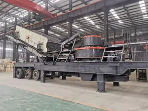 Hot Sale Mobile Sand Making Cone Crusher Screening Plant