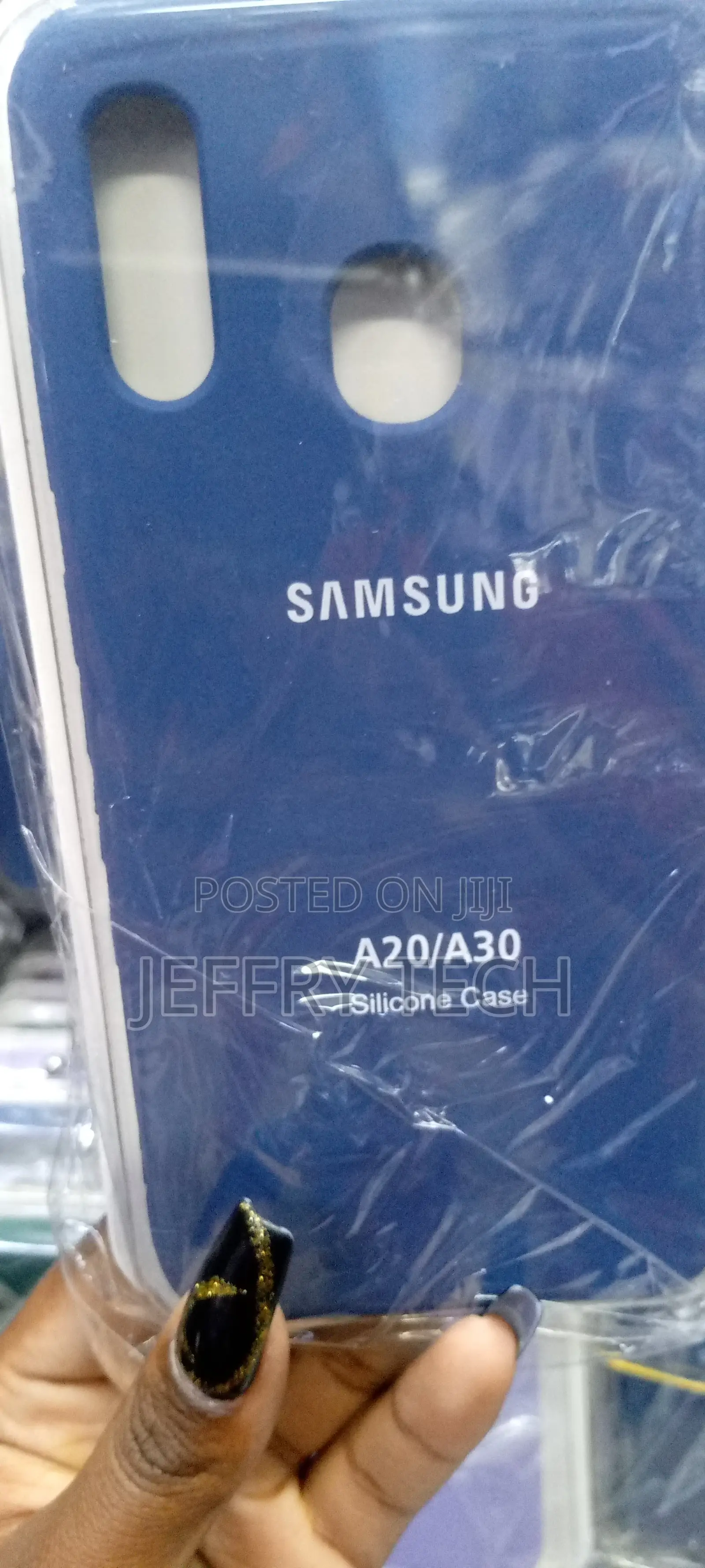 Soft Silicone Case for Samsung Galaxy A20 Black