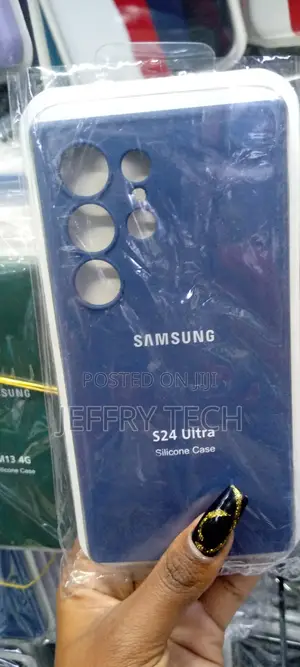 Silicone Back Cover Green Samsung Galaxy S24 Ultra
