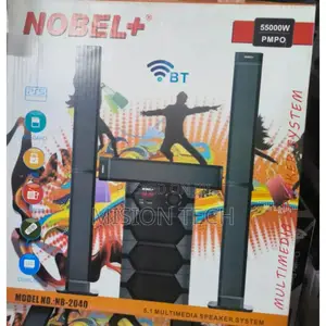 Nobel Nb-2040 Tall Boy Speaker System-Bt Hometheare-55,000w