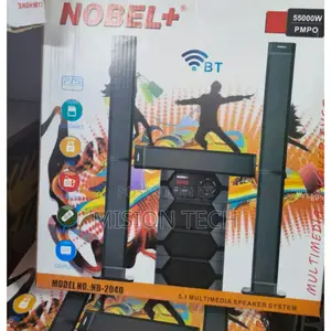 Nobel Tall Boy Speakers-Bt Hometheare-55000w - Nb 2040