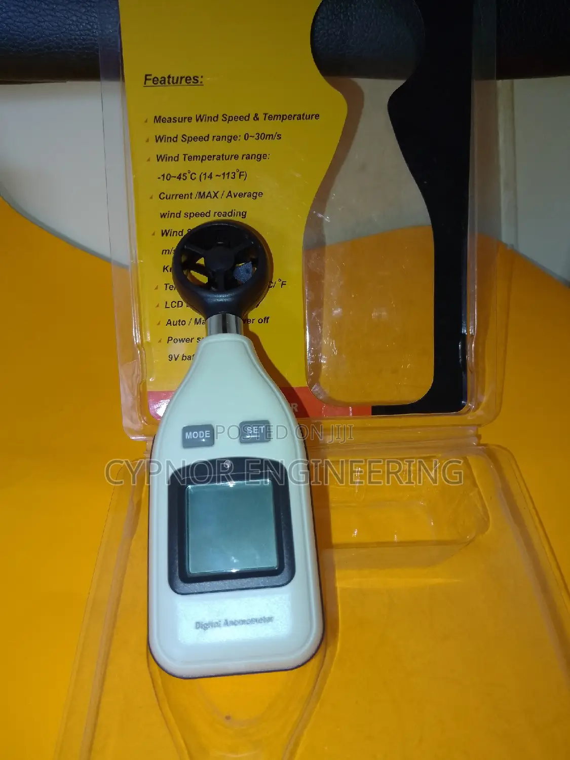 Accurate Wind Reader Portable Anemometer Device