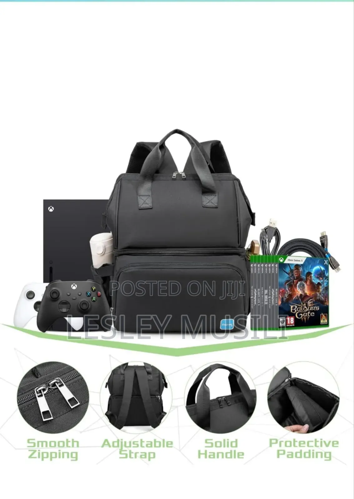 Ezgnuk Travel Backpack for Xbox Series X Console