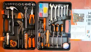 72pc Home DIY Hand Tool Kit Set Including Sockets Spanners