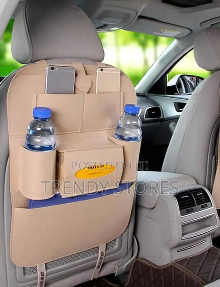 Nude Back Seat Organizer