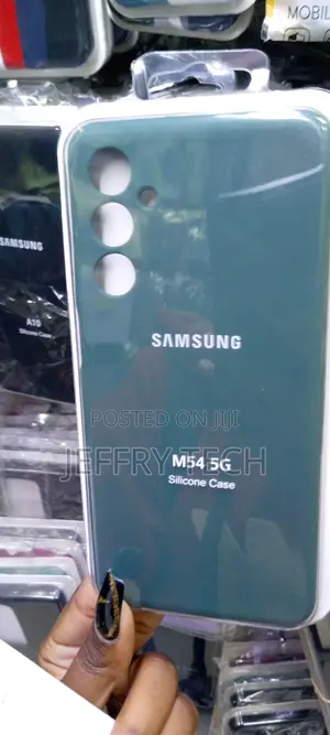 Samsung Galaxy M54 5G Back Cover,Upgrade Green Liquid Sil