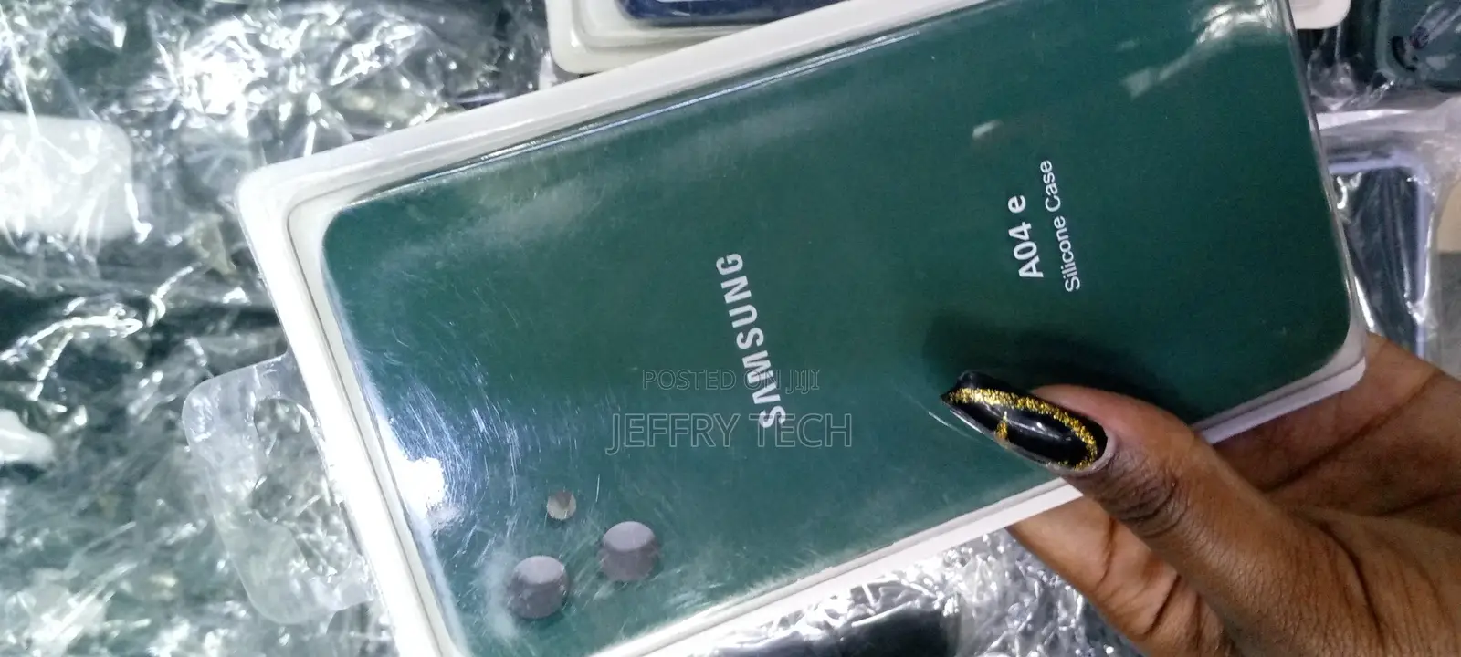 Silicone Back Case for Samsung Galaxy A04e (Light Green)