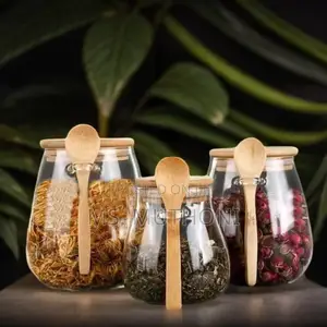 Borosilicate Glass Storage With Spoon