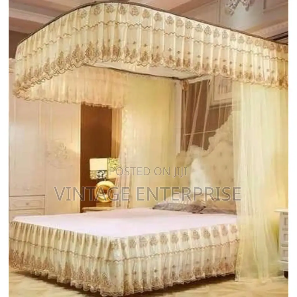 6 by 6- 2 Stand Mosquito Net With Rails"