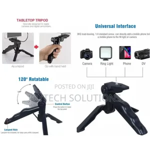 Video Making With Tripod Handheld Tripod