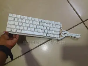 Mk60 60% RGB White Mechanical Keyboard