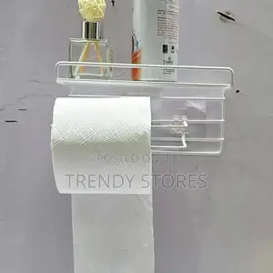 White Adhesive Metallic Tissue Holder