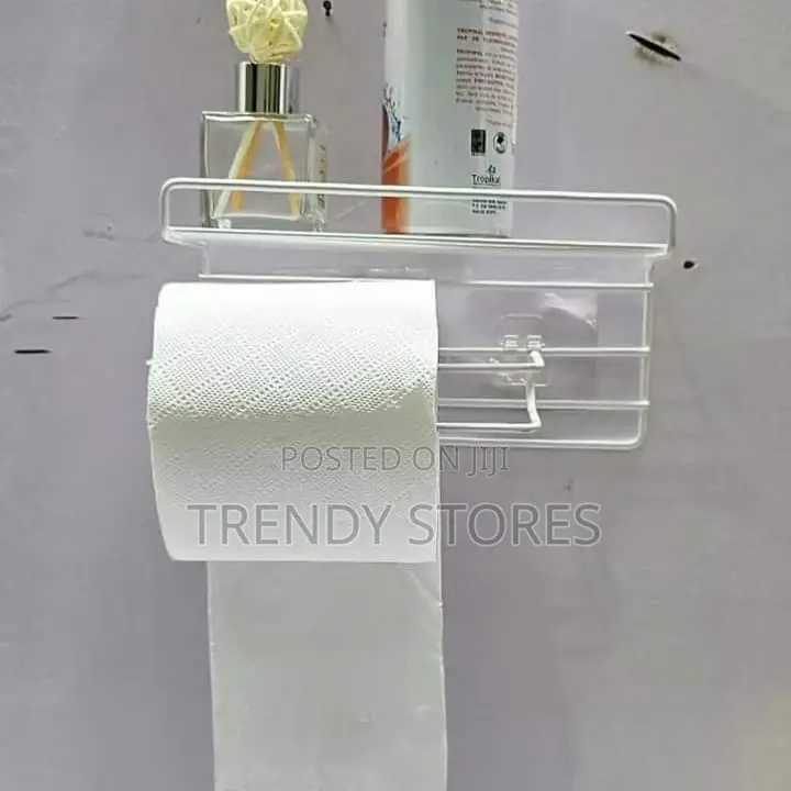 White Adhesive Metallic Tissue Holder