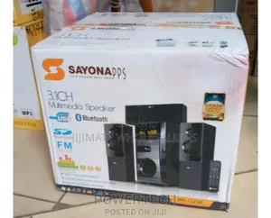 Sayona 3.1ch 1131 Multimedia Speaker System 15000watts.