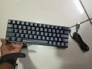 Mk60 63key Mechanical Gaming Keyboard With RGB Backlight