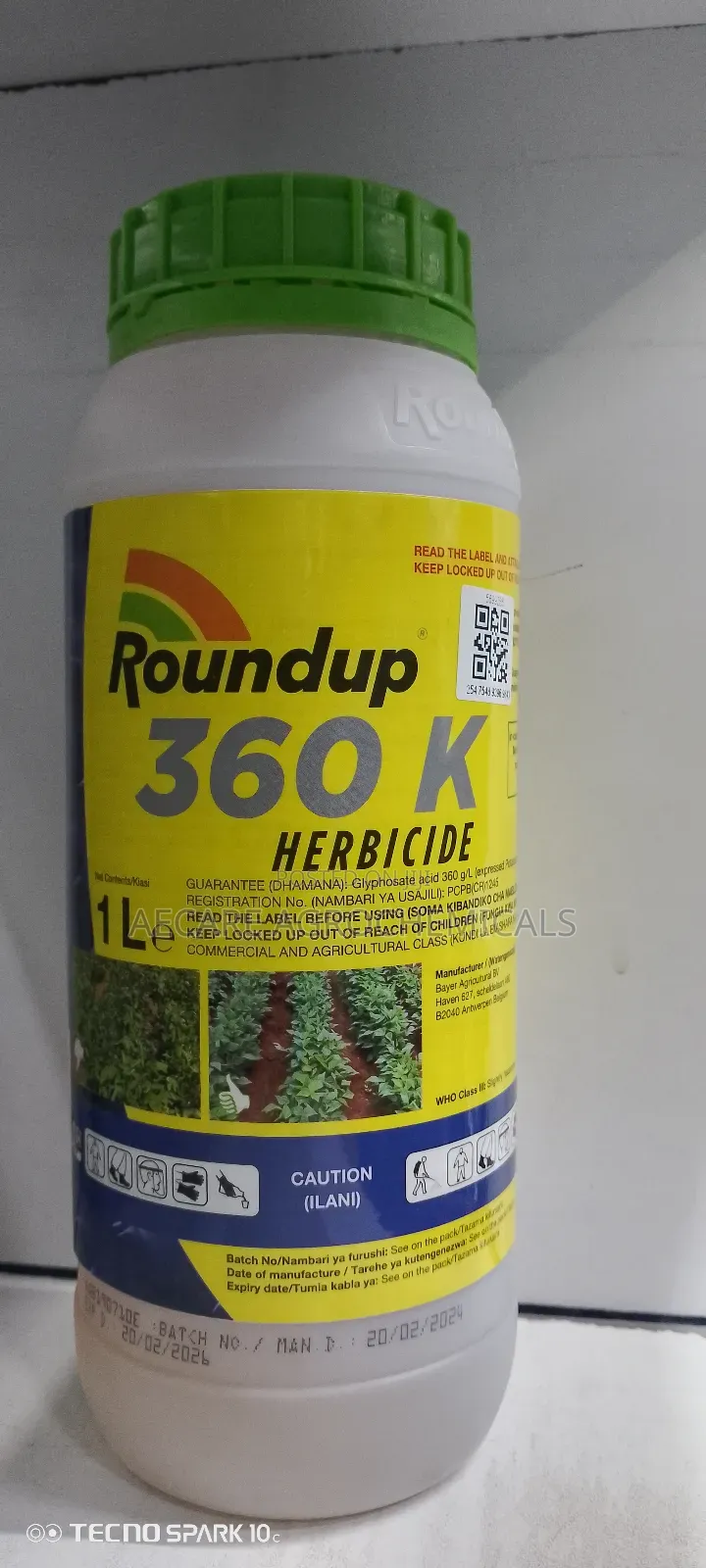 Roundup Herbicide . 1litre