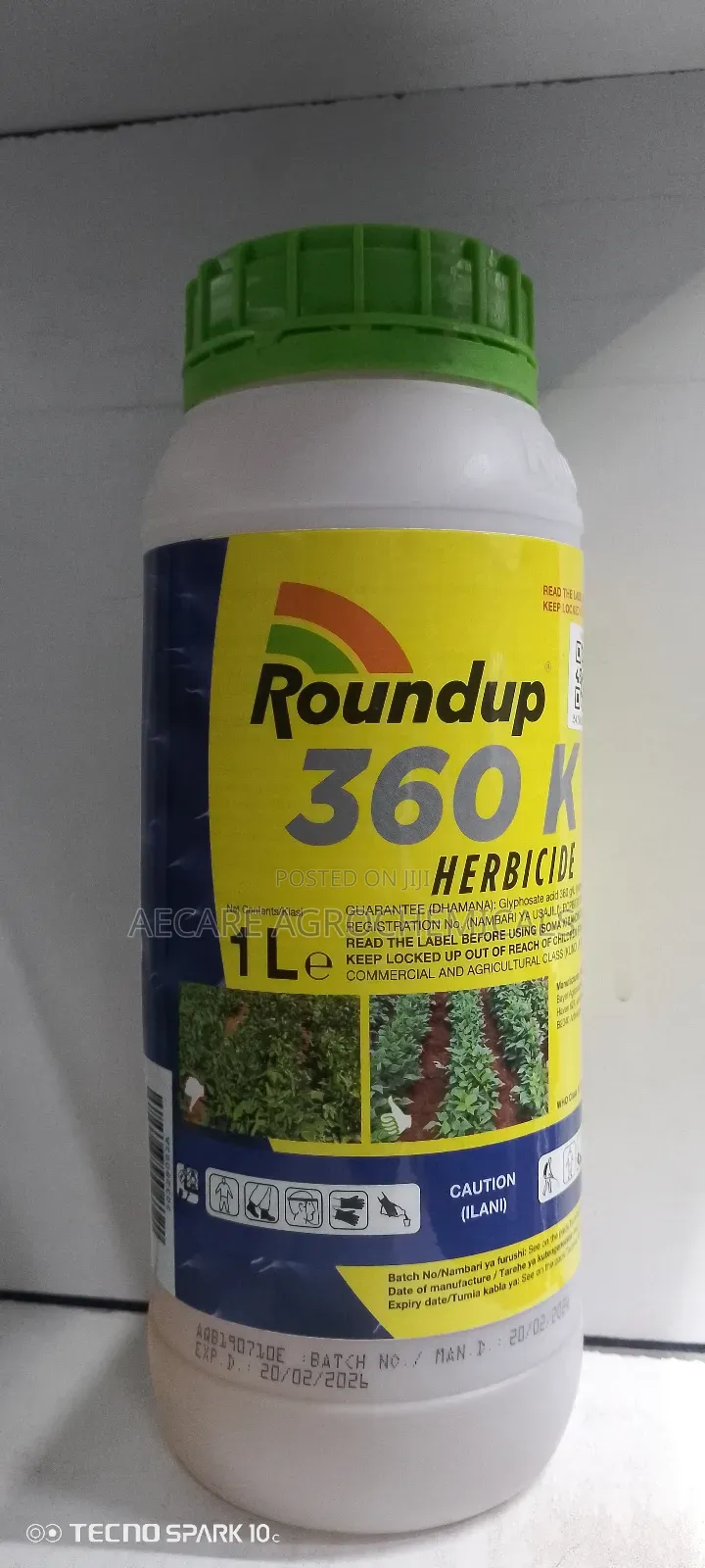 Roundup Herbicide . 1litre