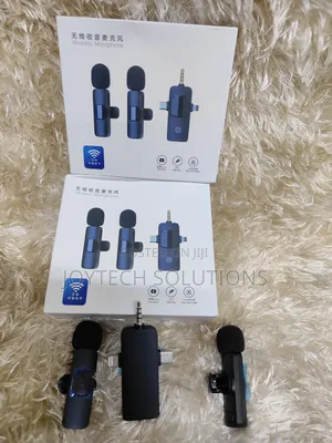 Lapel 3 in 1 Wireless Microphone for All Phones , Type C ,