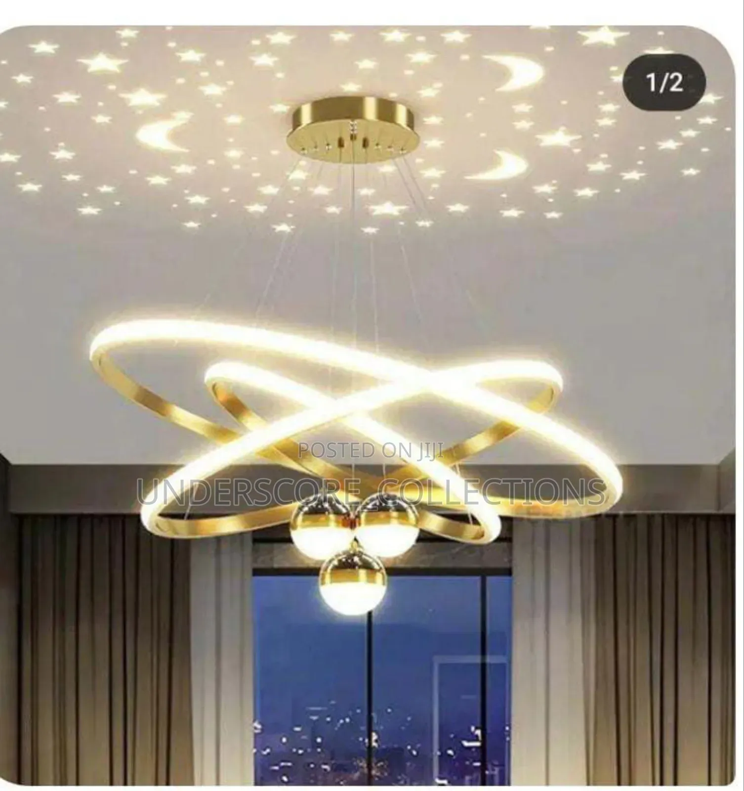 Led Chandelier Light With 3 Lighting Modes